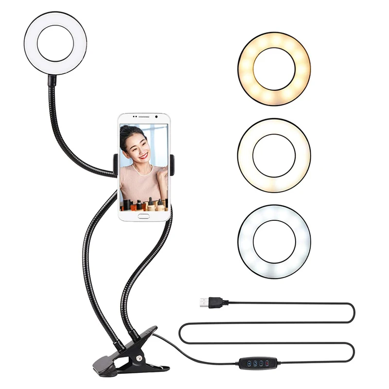 Photography Lighting Overhead - Universal Selfie Ring Light with Flexible