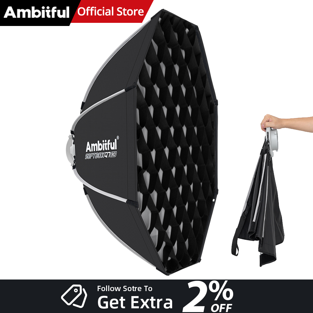 Photography Lighting Setup - AMBITFUL Q7II 55/65/90cm Bowens Mount Octagonal