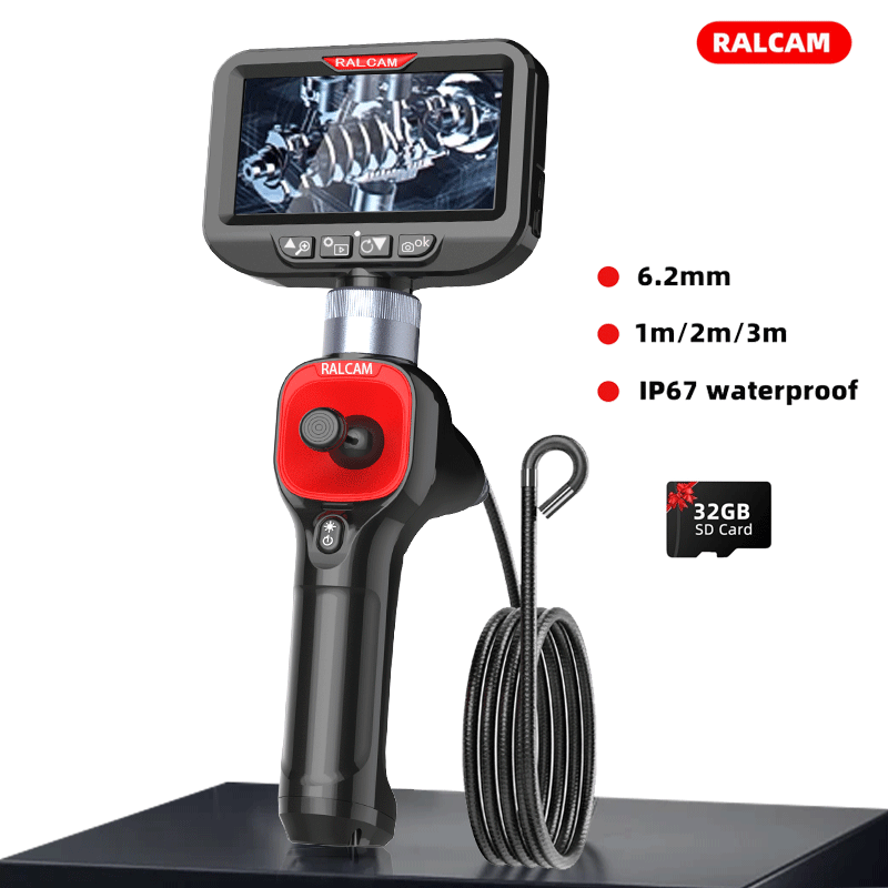 Photography Lighting Gear - 360° Joystick Articulating Borescope, 6.2mm 4
