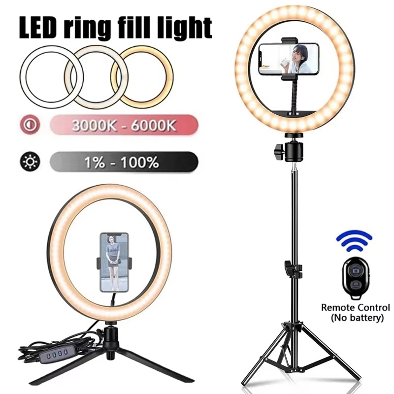Photography Lighting Overhead - LED Selfie Ring Lighting Photographic Selfie