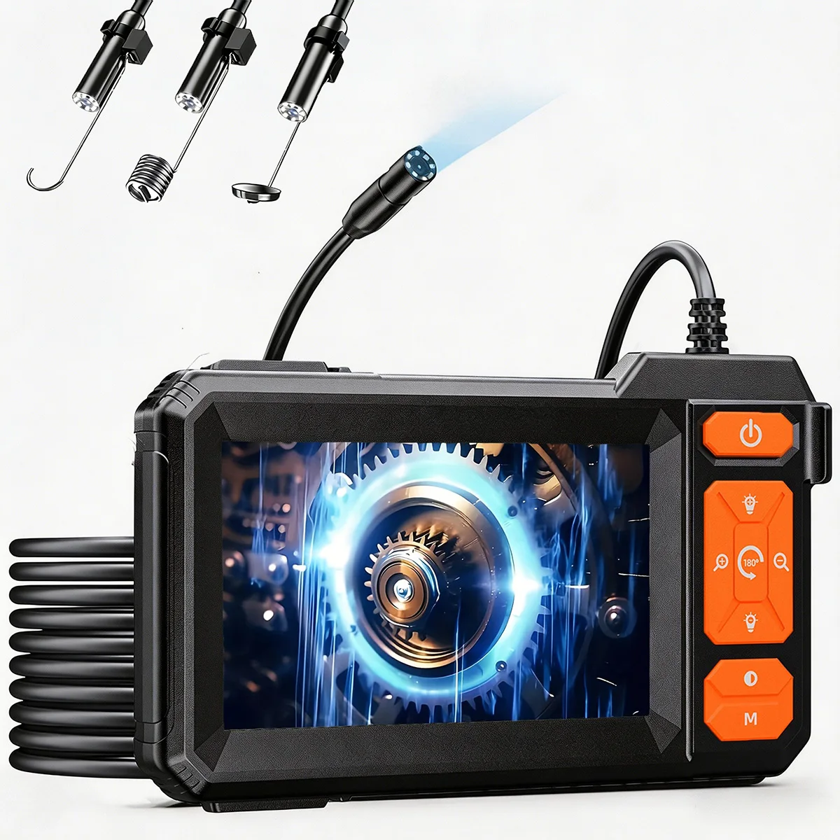 Photography Lighting Gear - Industrial Endoscope Camera 4.3inch IPS Screen