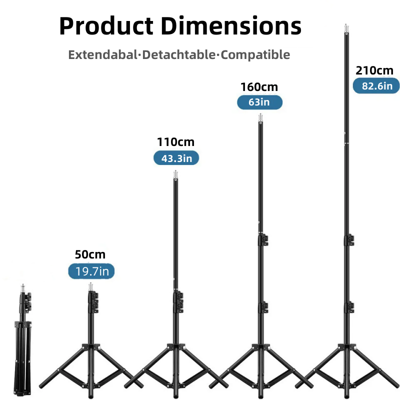 Photography Lighting Setup - RP01-B Heavy Duty Metal Alloy Light