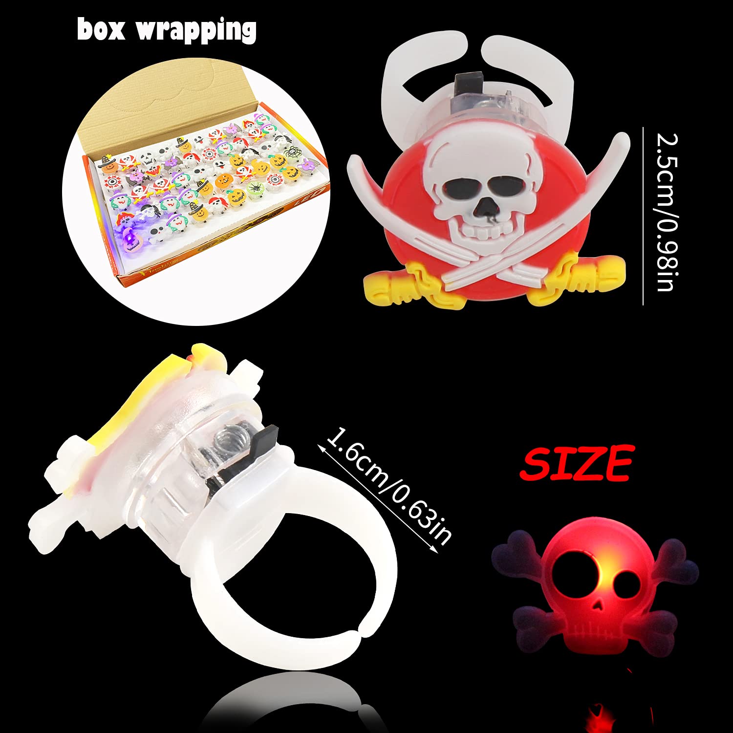 Halloween Light Up Rings for K - Led Ring Light 18 评论和价格