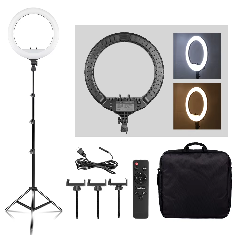 SH 18 Inch Knob Ring Light LED - Photography Lighting Overhead 评论和价格