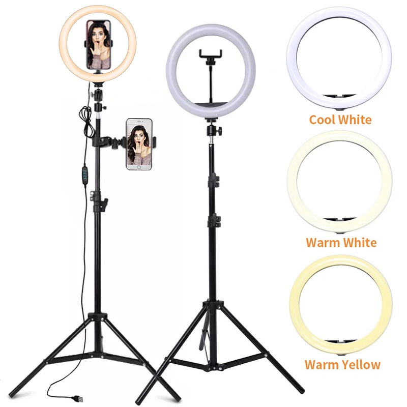 6/10/12 Inch LED Selfie Ring L - Photography Lighting Tent 评论和价格