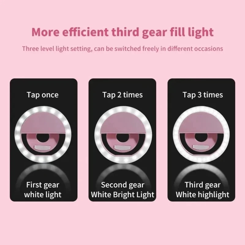 1-4pcs LED Selfie Ring Fill Li - Photography Lighting Overhead 评论和价格