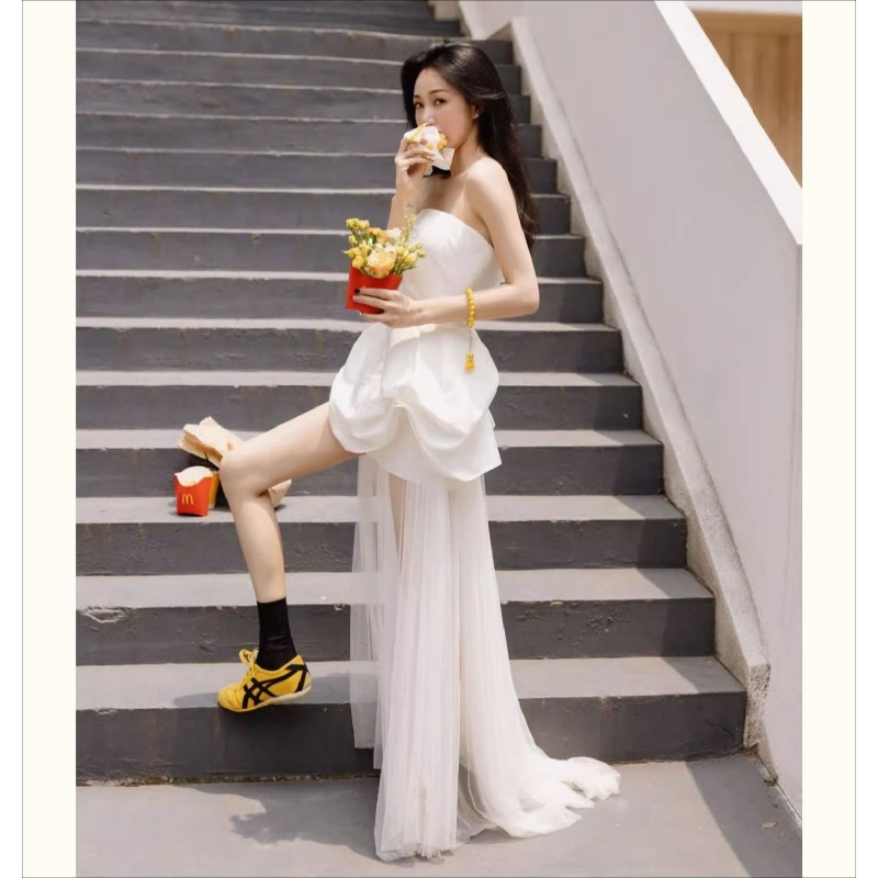French White Strapless Morning - Photography Lighting 评论和价格
