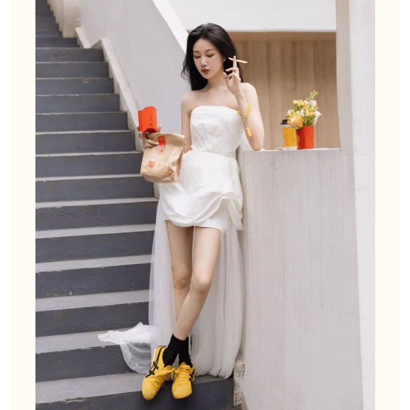 French White Strapless Morning - Photography Lighting 评论和价格