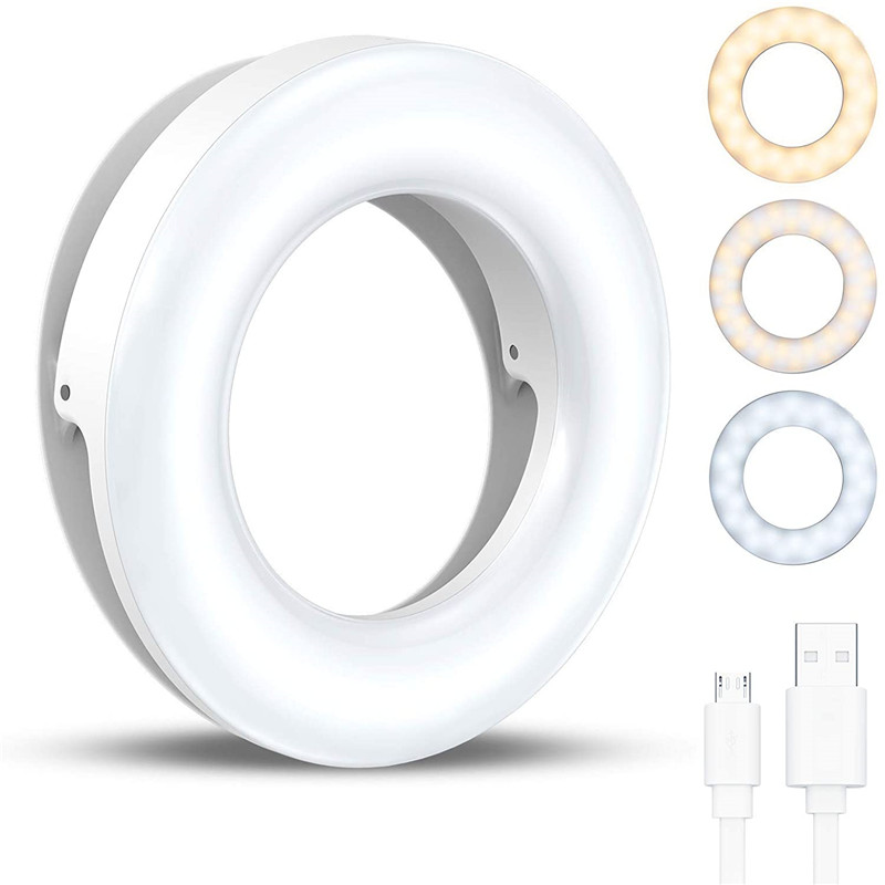 Portable LED Clip Ring Light 4 - Photography Lighting Overhead 评论和价格