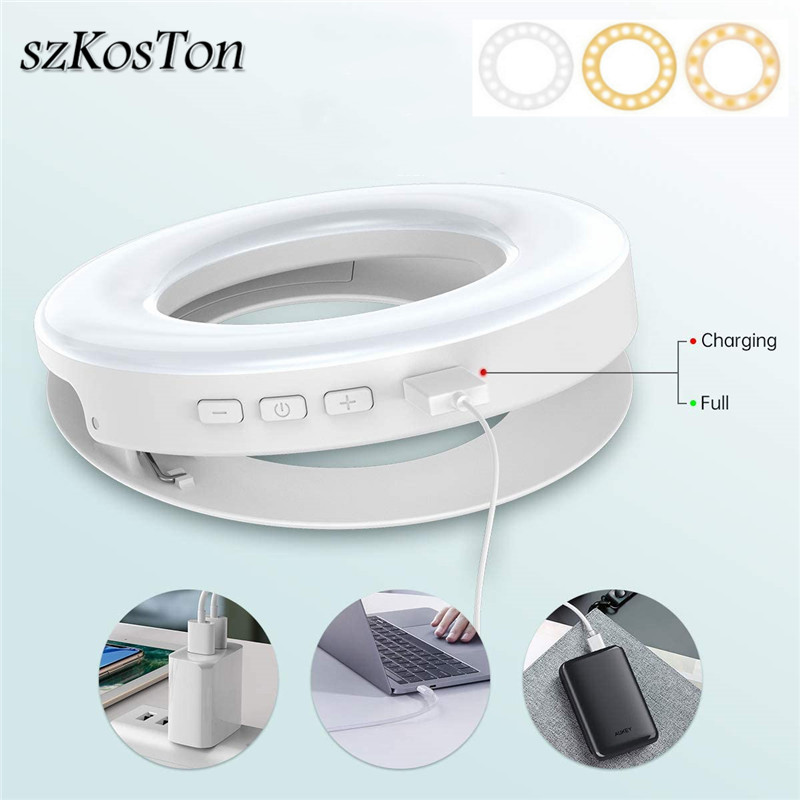 Portable LED Clip Ring Light 4 - Photography Lighting Overhead 评论和价格