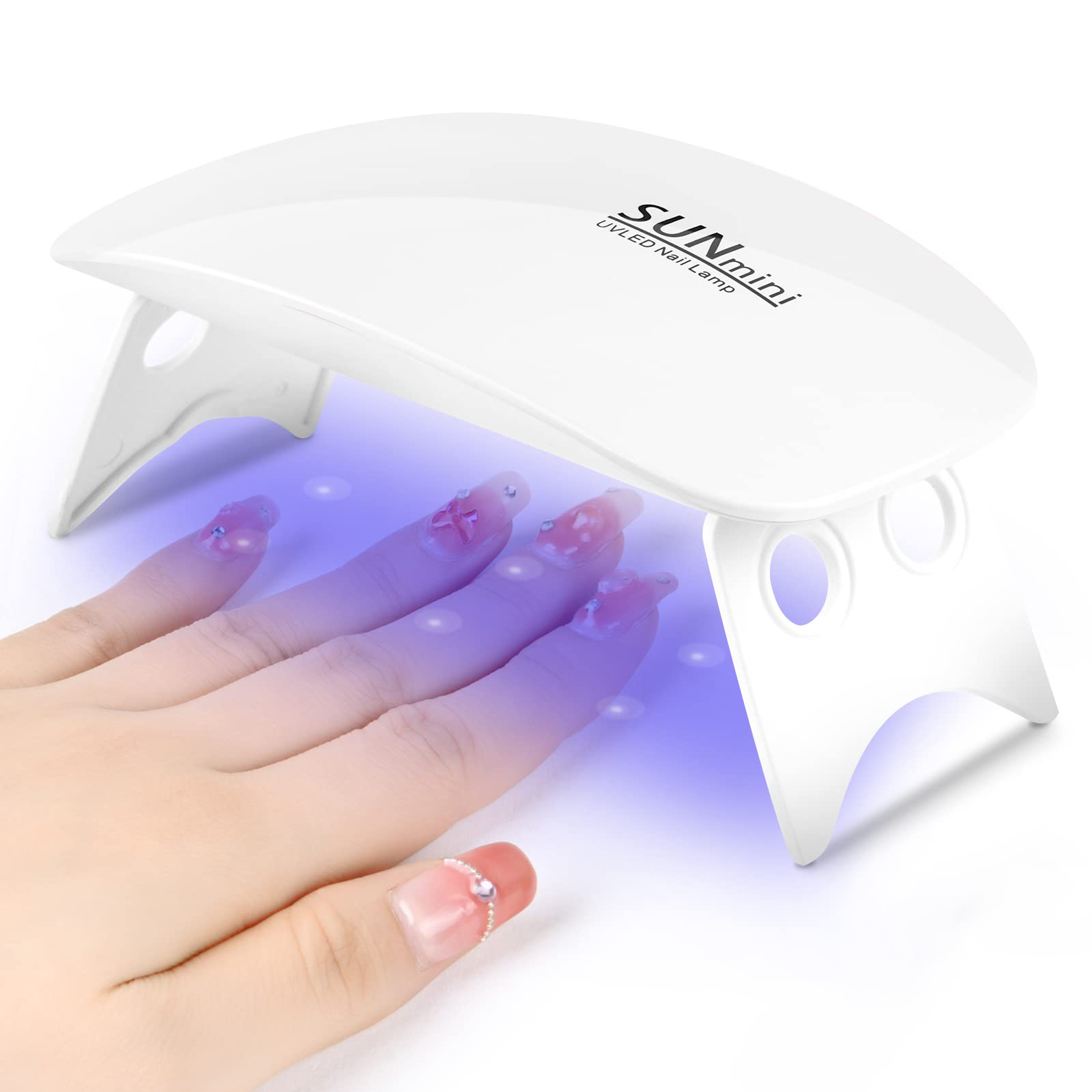 Portable 6 LED UV Nail Lamp 6W - Photography Lighting Gels 评论和价格
