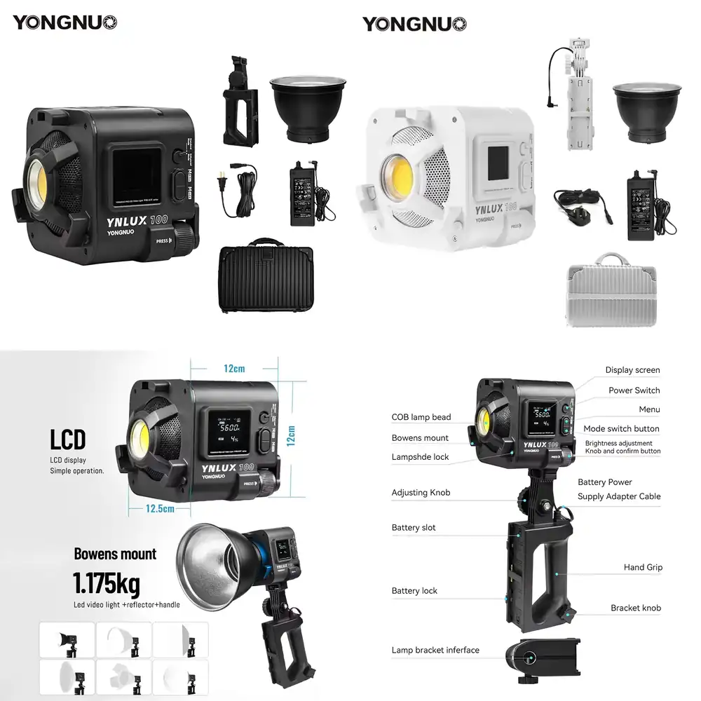 YONGNUO YNLUX100 100W 3200K-56 - Photography Lighting 评论和价格