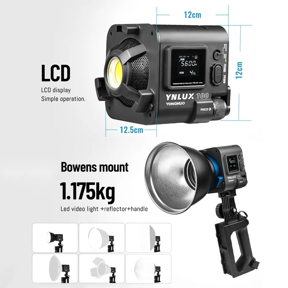 YONGNUO YNLUX100 100W 3200K-56 - Photography Lighting 评论和价格