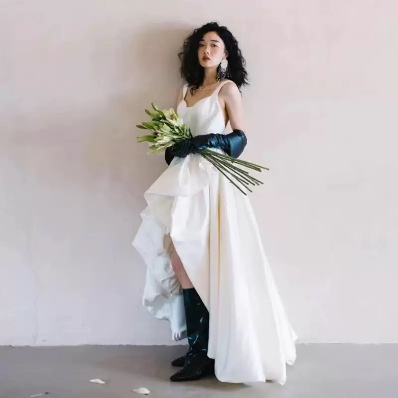 Strap Short Skirt Wedding Dres - Photography Natural Lighting Basics 评论和价格
