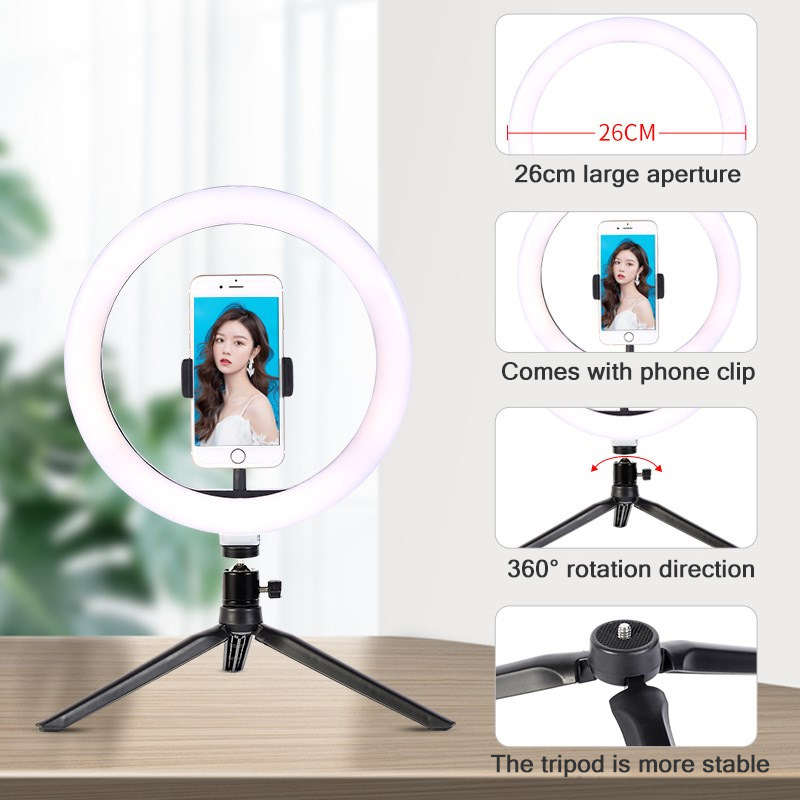 26cm 10 inch Led Ring Selfie L - Photography Lighting Overhead 评论和价格