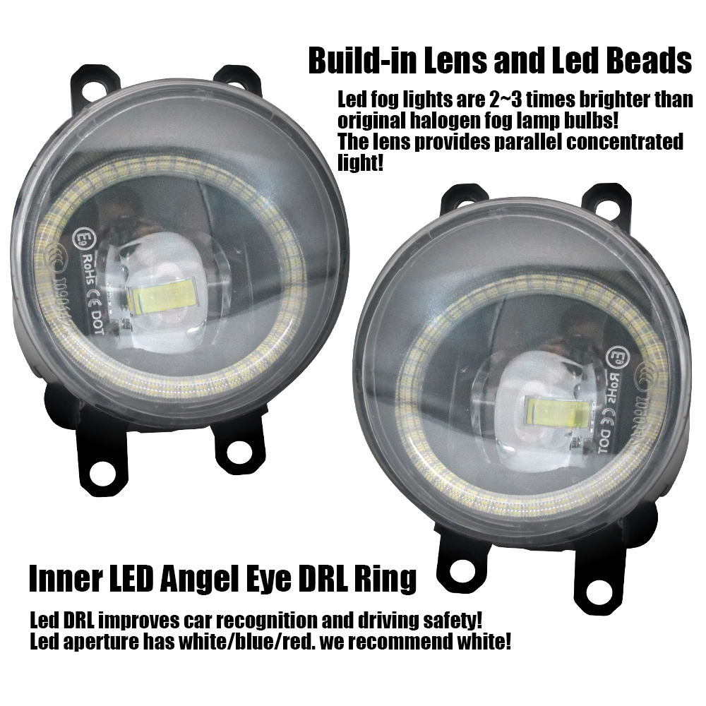 LED Fog Lamp PTF Lens for Peug - Led Ring Light 18 评论和价格
