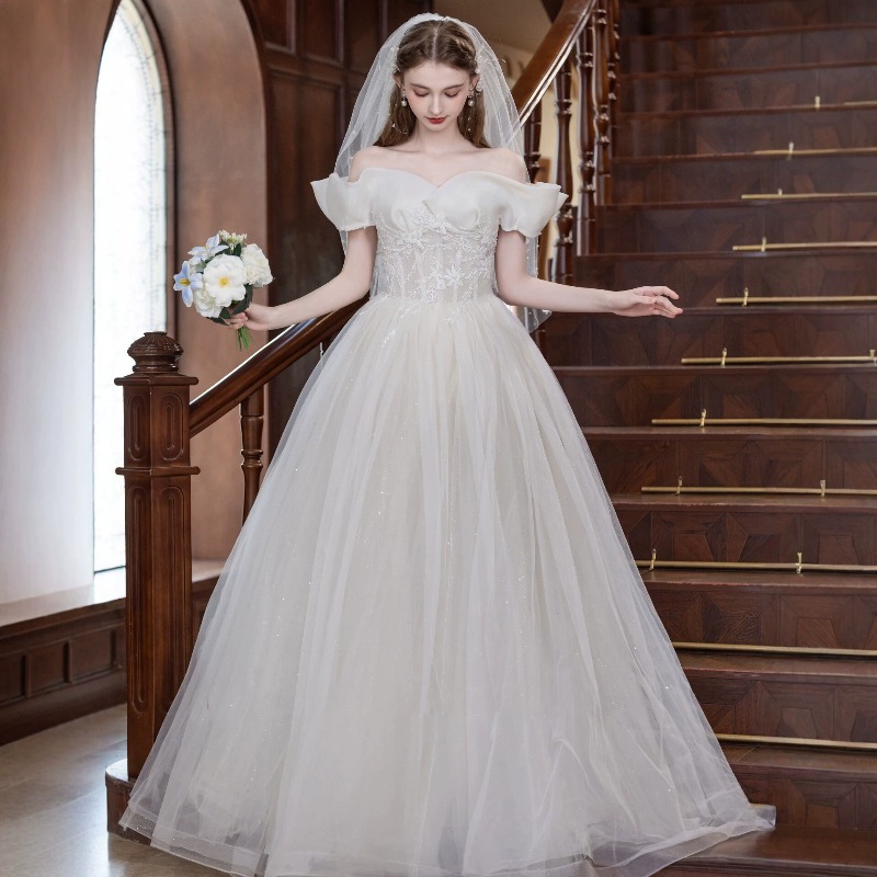 One Shoulder Light Wedding Dre - Photography Natural Lighting Basics 评论和价格
