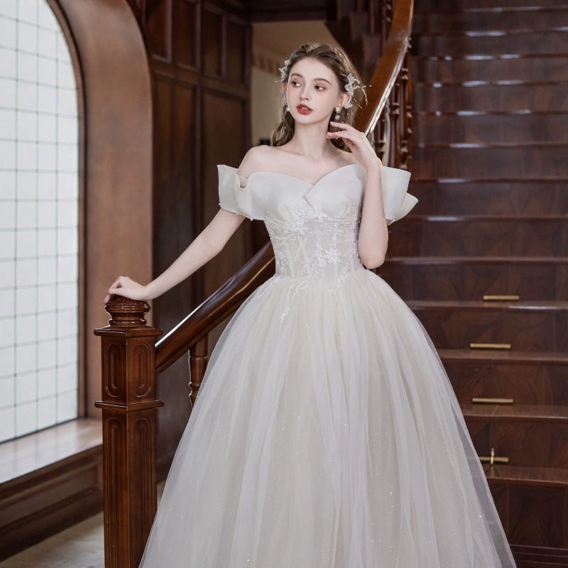 One Shoulder Light Wedding Dre - Photography Natural Lighting Basics 评论和价格