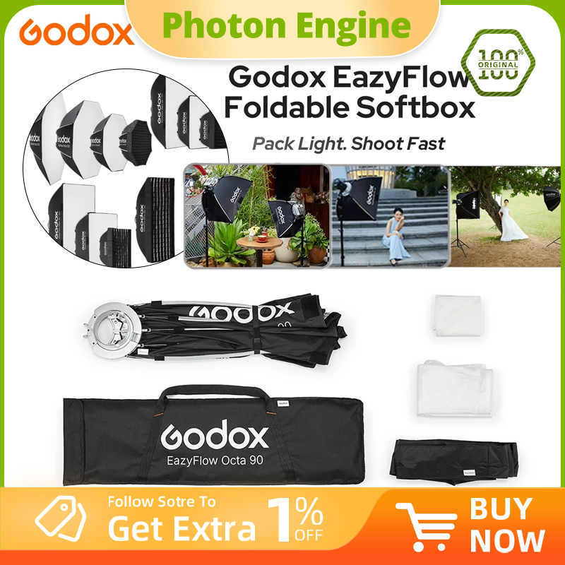 Godox EazyFlow series Foldable - Photography Lighting Setup 评论和价格
