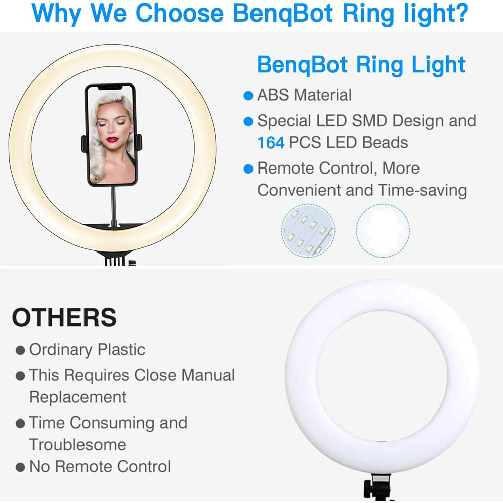 26 33CM Video Lights Dimmable  - Photography Lighting Overhead 评论和价格
